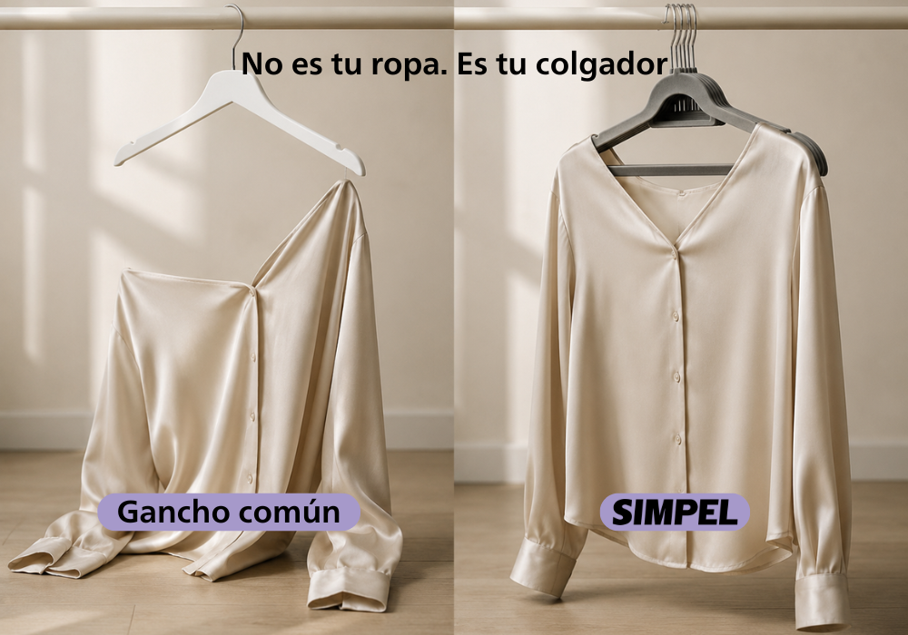 Set de 10 Colgadores de Terciopelo | Antideslizantes y Ultradelgados